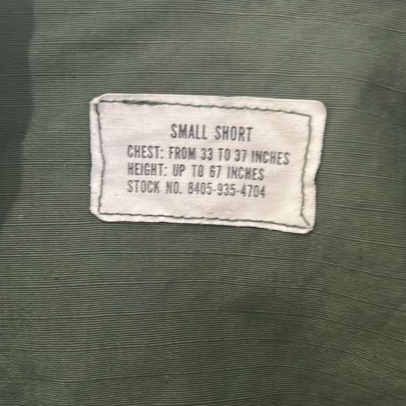 Official army, Vietnam, jacket,slant pocket - Picture 5 of 10